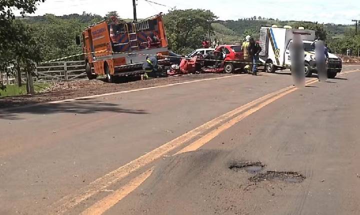Acidente fatal com família seguia de Ivaiporã a Sarandi pode ter sido causado por buraco na pista