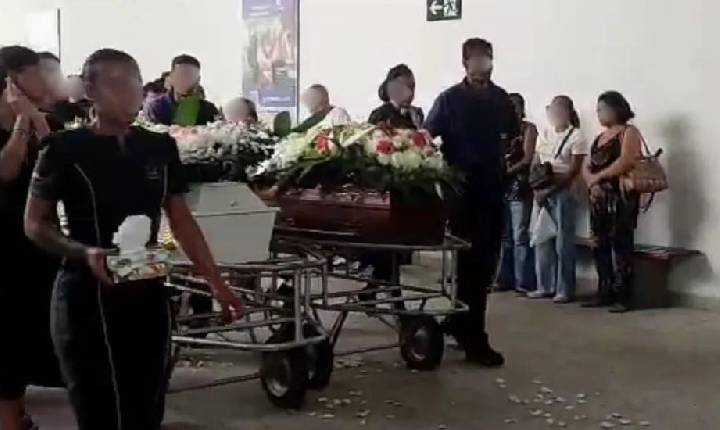 Mãe e filha que morreram após queda do 10º andar de hotel em BH são sepultadas sob comoção; mulher jogou a criança e se jogou em seguida