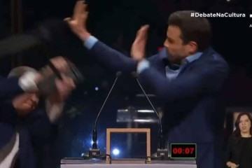 Datena agride Pablo Marçal em debate