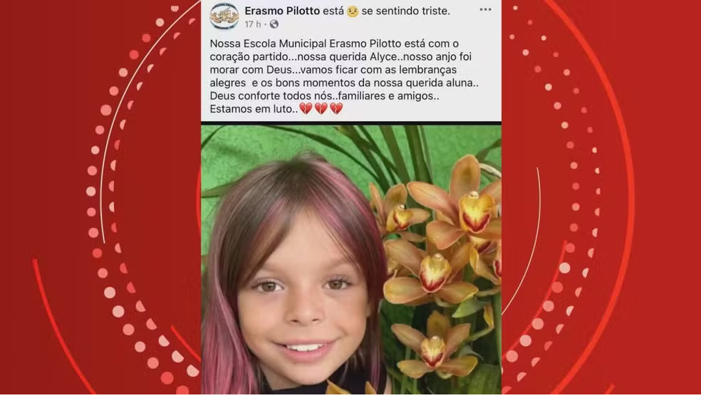 Polícia investiga caso da aluna de 10 anos que morreu após passar mal em escola de Rebouças-PR