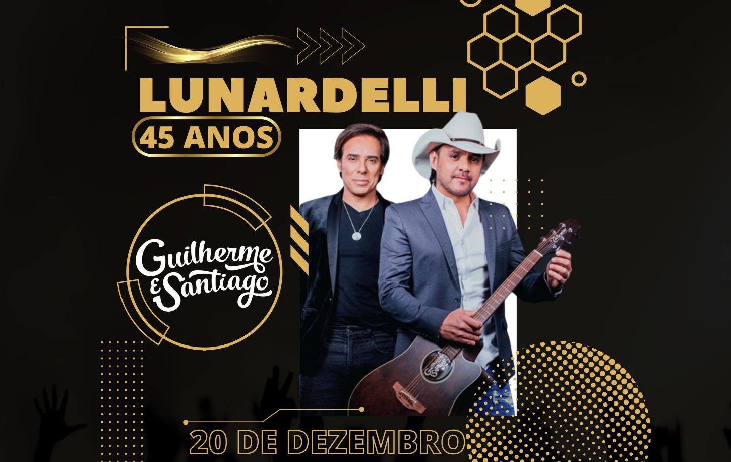 Dupla Guilherme e Santiago se apresentará em Lunardelli