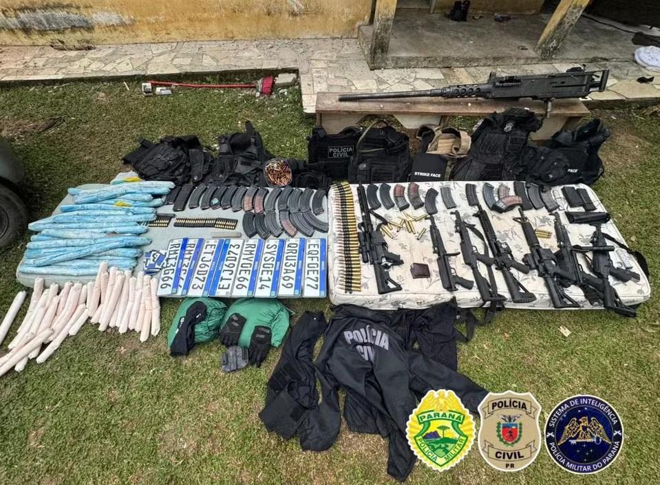 6 bandidos que preparavam grande assalto são mortos em confronto com a polícia do Paraná