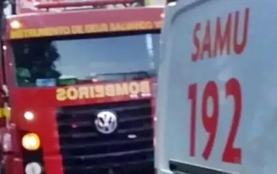Casal fica ferido após colidir moto com caminhonete em Jardim Alegre