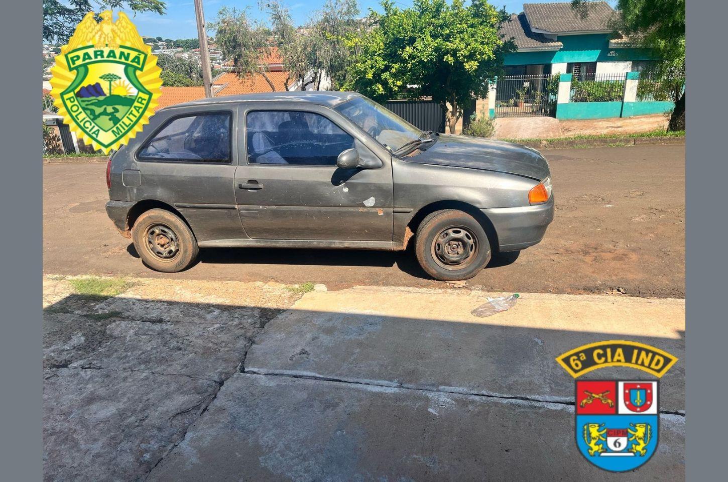 Em Ivaiporã, ladrões furtam veículo e devolvem no mesmo local, horas após o crime