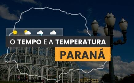 Tempo muda no Paraná com Chuva e queda na temperatura