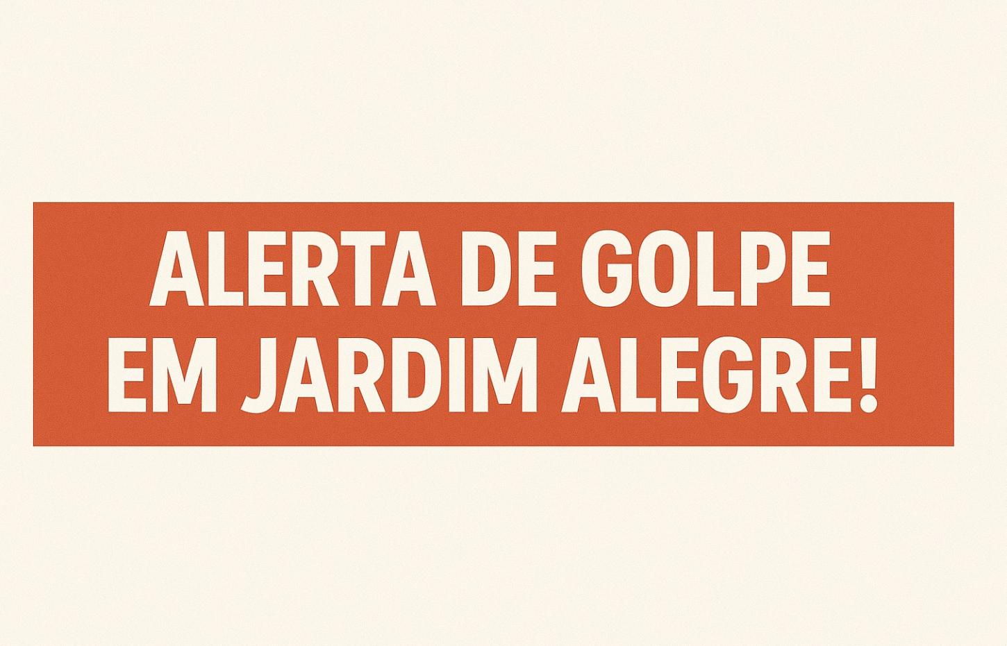 Moradores de Jardim Alegre relatam tentativa de golpe usando nome da Saúde