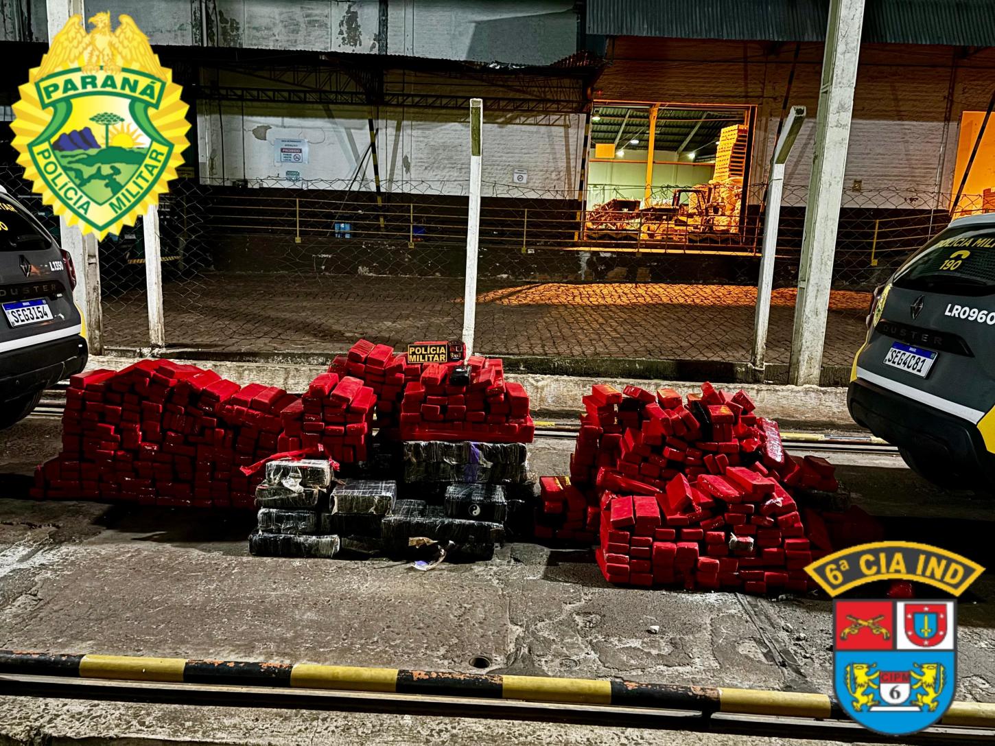 Operação da Polícia Militar apreende 700kg de maconha e prende três suspeitos em Rosário do Ivaí e Cruzmaltina