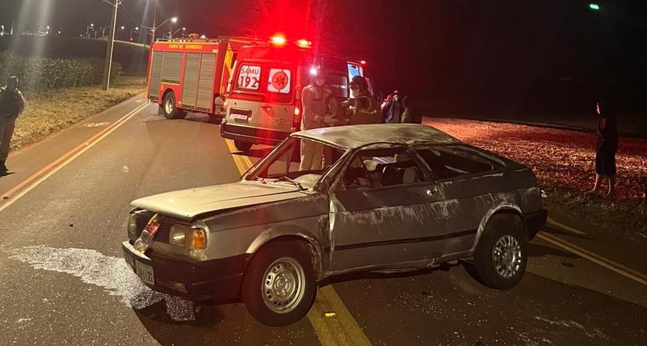 Acidente na PR-466, em Ivaiporã, deixa cinco vítimas