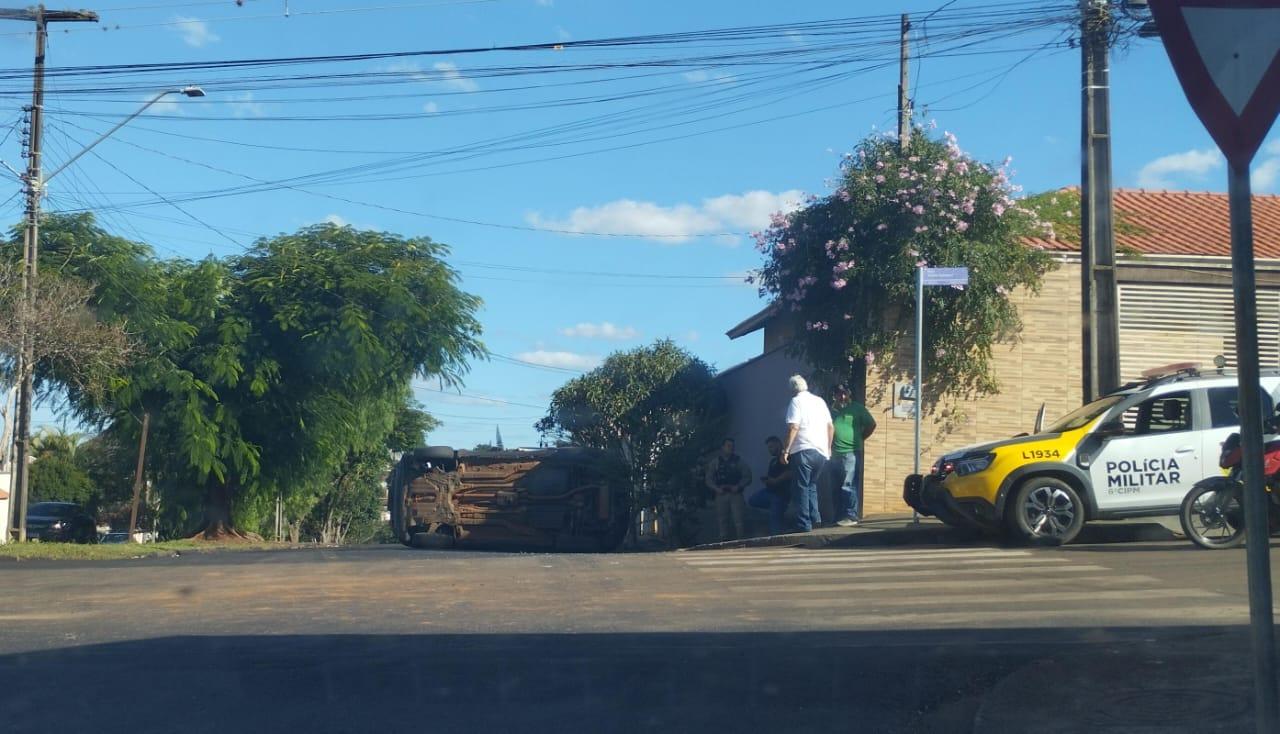 Dois acidentes registados em Ivaiporã na tarde de quinta-feira (15)