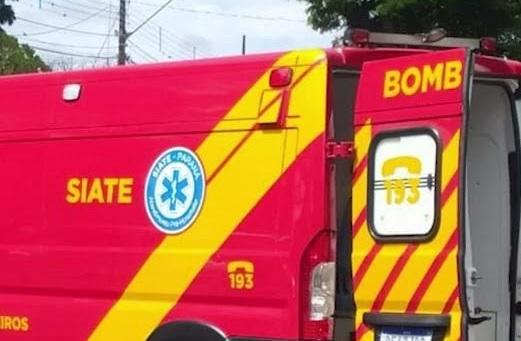 Acidente na estrada do Alecrim mobiliza Bombeiros e Samu em Ariranha do Ivaí