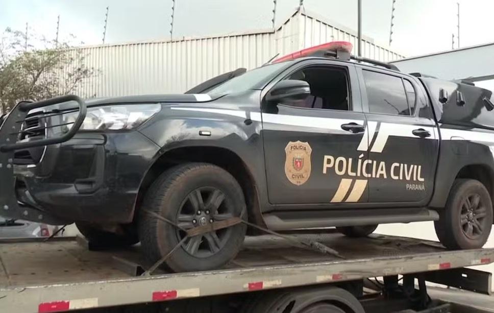 Homem foge de cadeia, furta viatura da Polícia Civil com armas e abandona veículo a 150 km de distância no PR