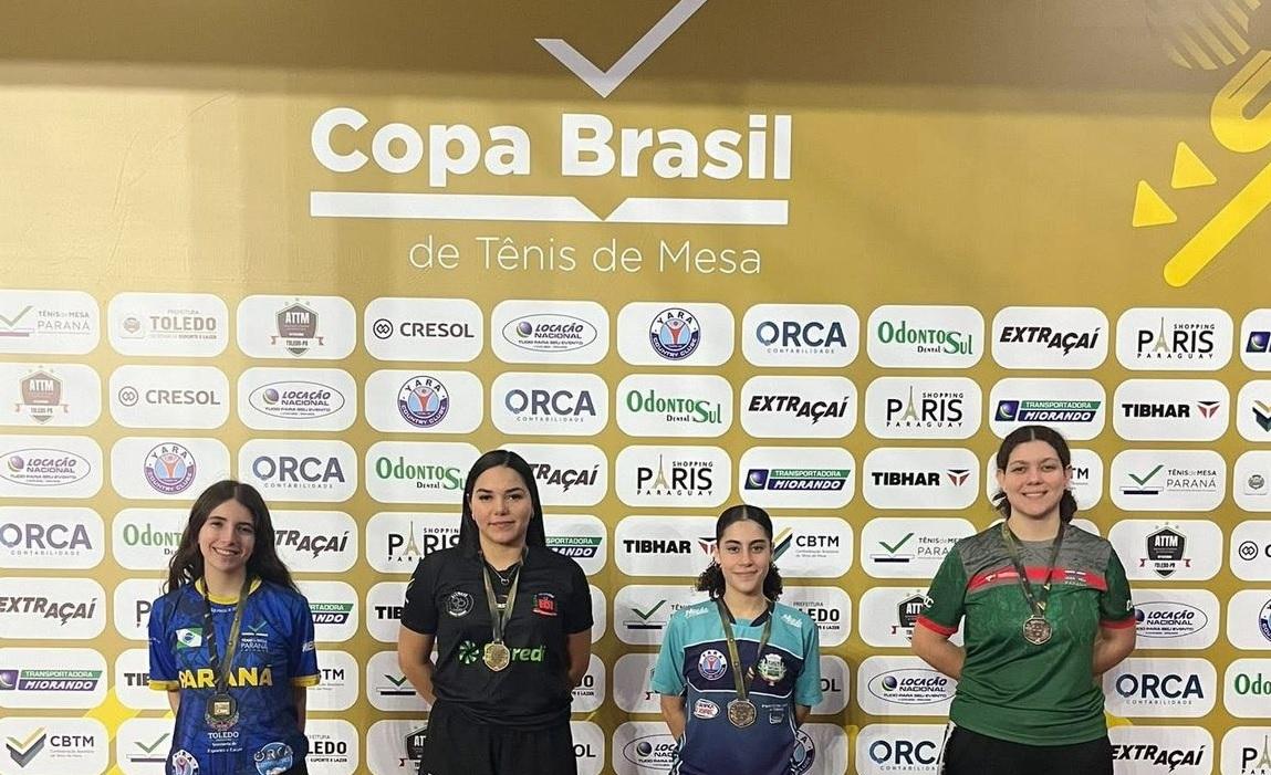 TÊNIS DE MESA: Jardim Alegre conquista 6 medalhas na Copa Brasil e classifica 7 atletas para fase final dos Jogos Escolares do Paraná