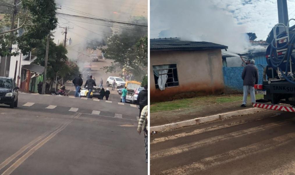 Incêndio atinge residência em Lunardelli nesta sexta-feira (11)