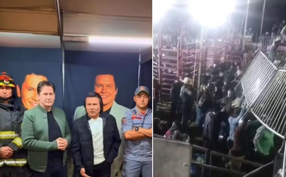 Show de Gian e Giovani é cancelado após queda de arquibancada com 60 feridos em SP