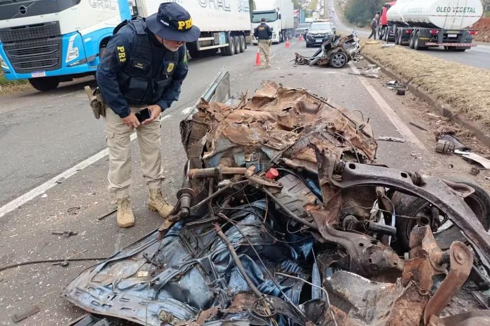 Acidente grave na BR-376 deixa quatro vítimas no norte do Paraná