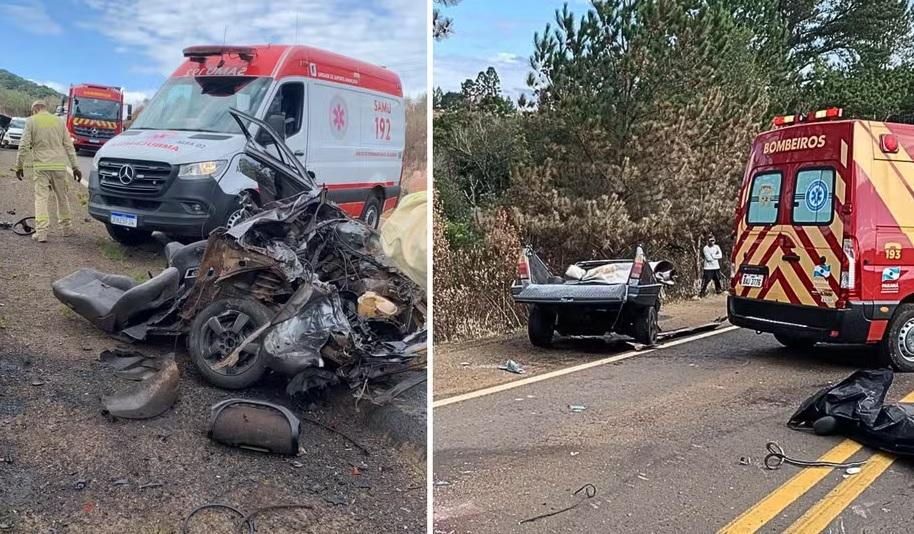 Jovens de Guarapuava morrem em grave acidente na Serra do Cadeado