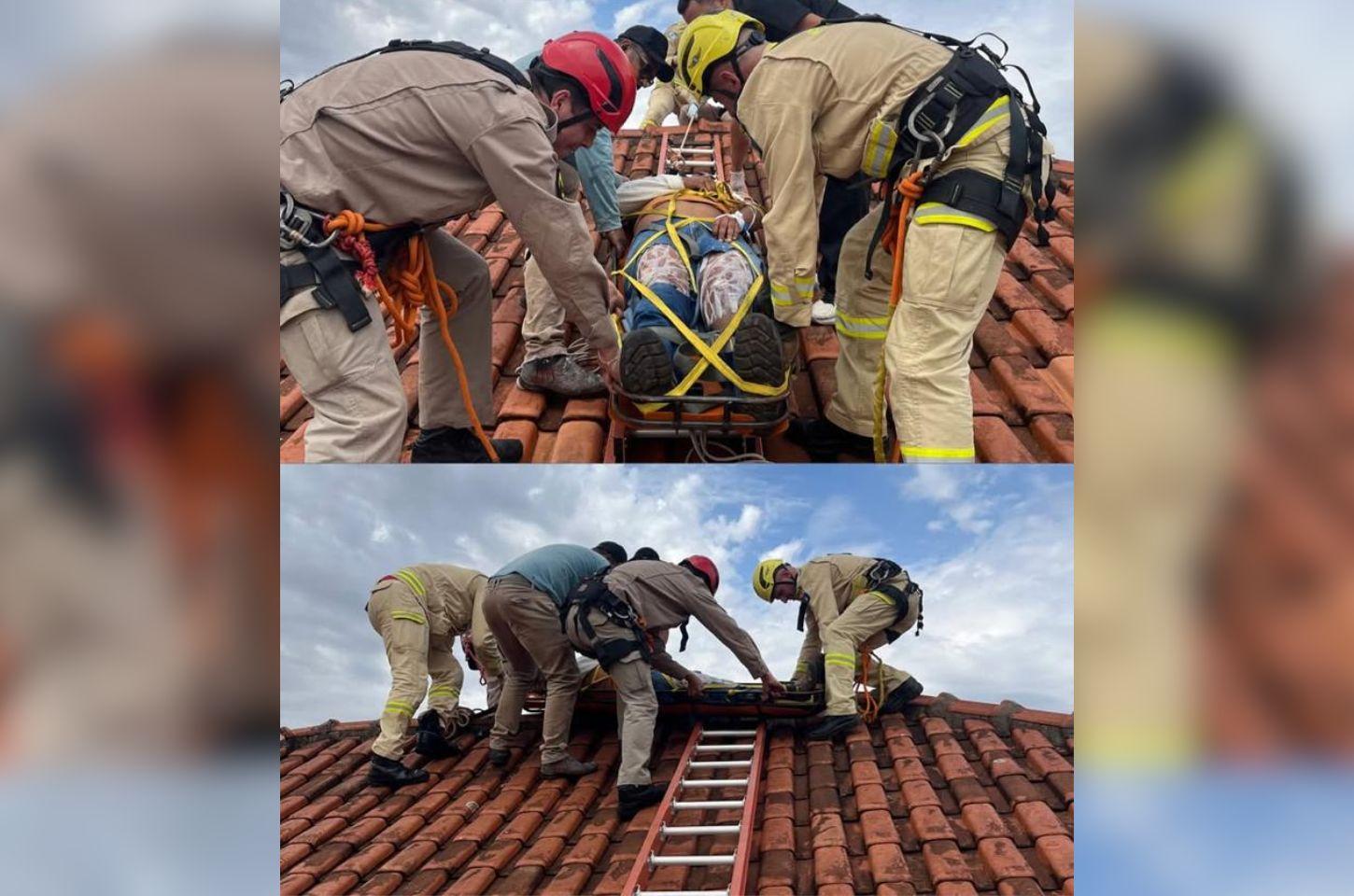Jovem sofre choque elétrico durante trabalho em São João do Ivai