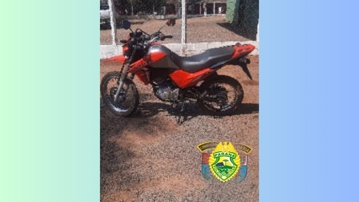 Queda de moto deixa homem de 58 anos ferido em Jardim Alegre