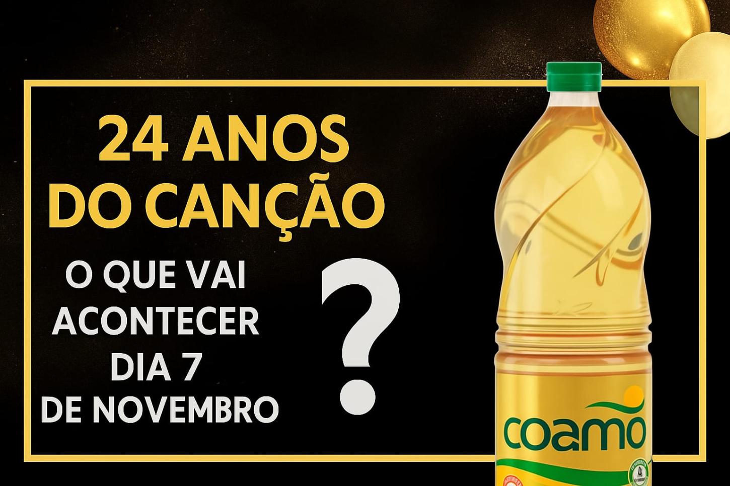 Aniversário do Supermercado Canção tem preço histórico no óleo Coamo na sexta (7)