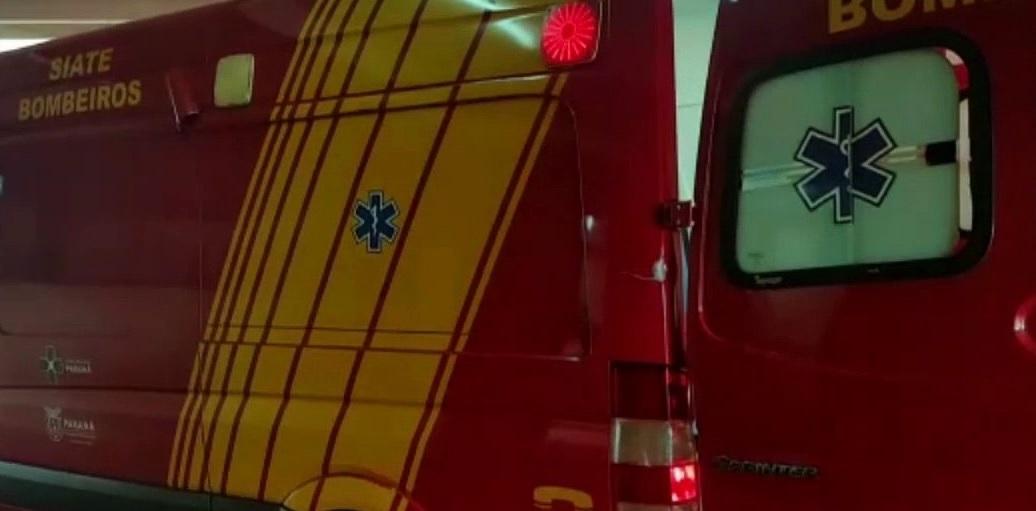 Colisão entre motocicleta e automóvel deixa jovem ferido em Ivaiporã