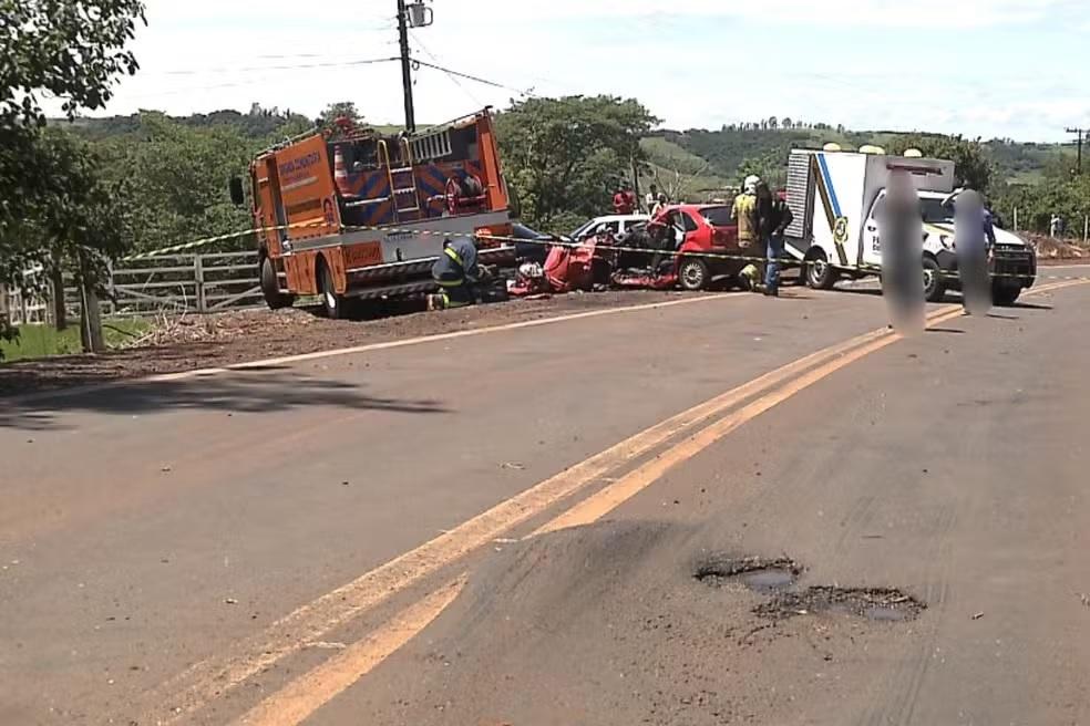 Acidente fatal com família seguia de Ivaiporã a Sarandi pode ter sido causado por buraco na pista
