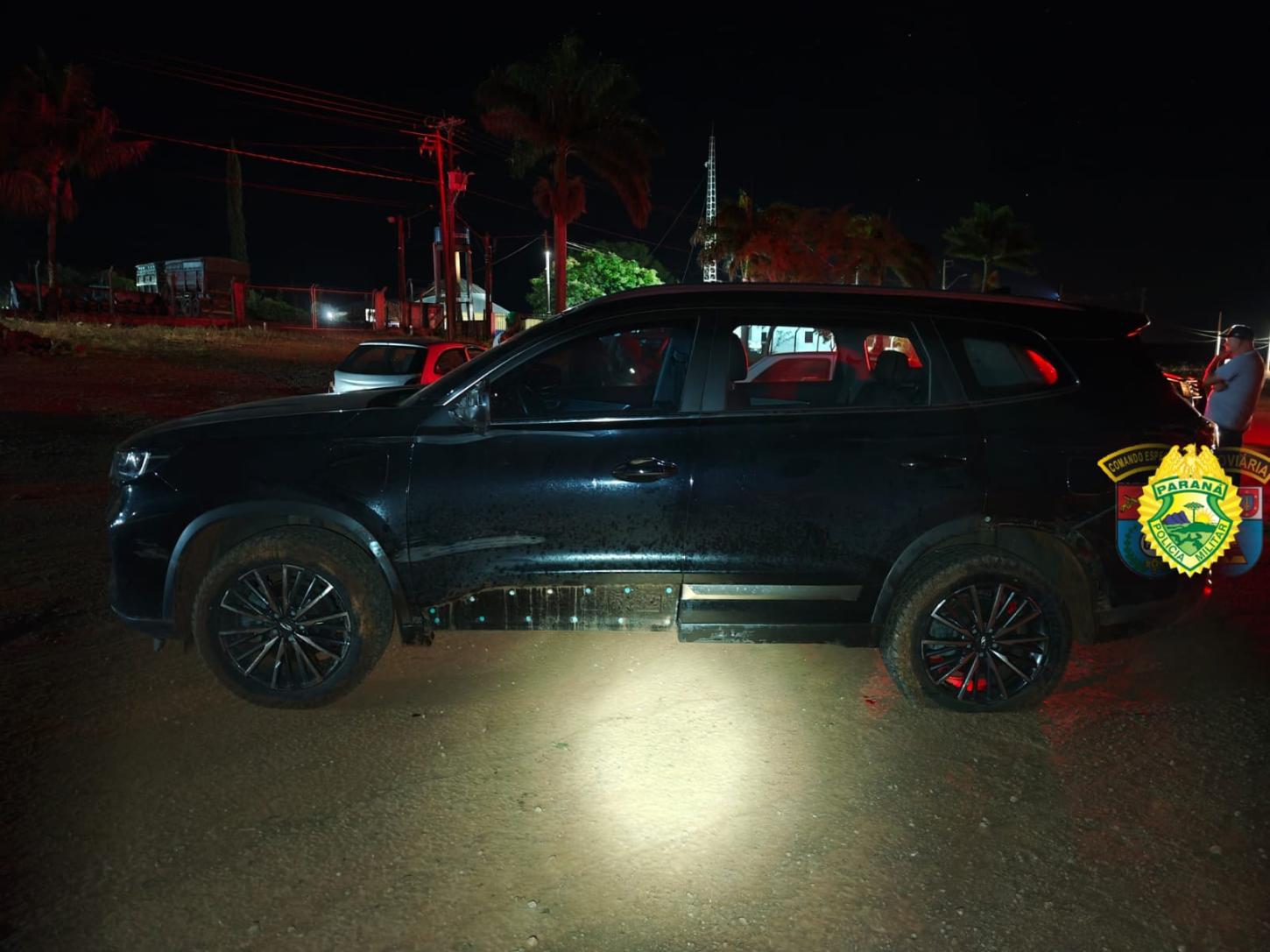 Colisão entre carro e duas motos deixa feridos na PRC-466, em Jardim Alegre