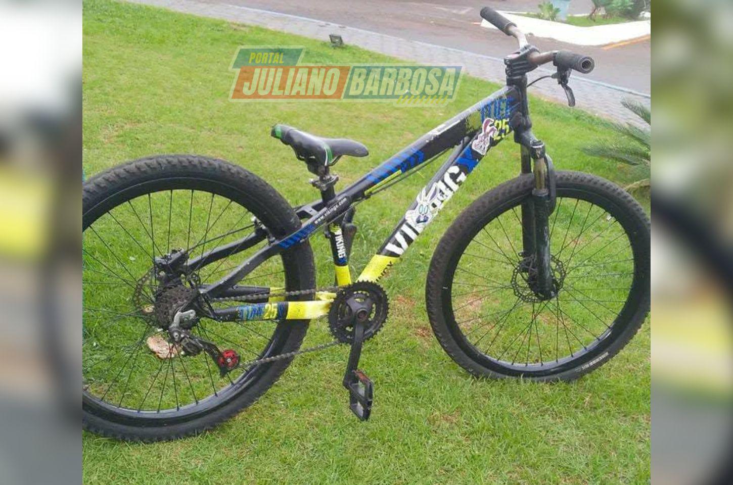 Bicicleta é furtada em frente a residência em Jardim Alegre