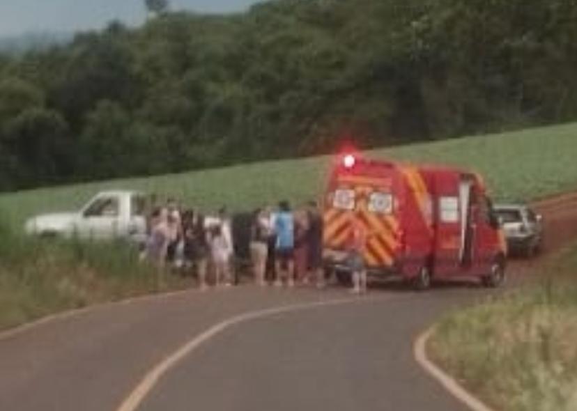 Bombeiros são acionados para acidente em Jardim Alegre