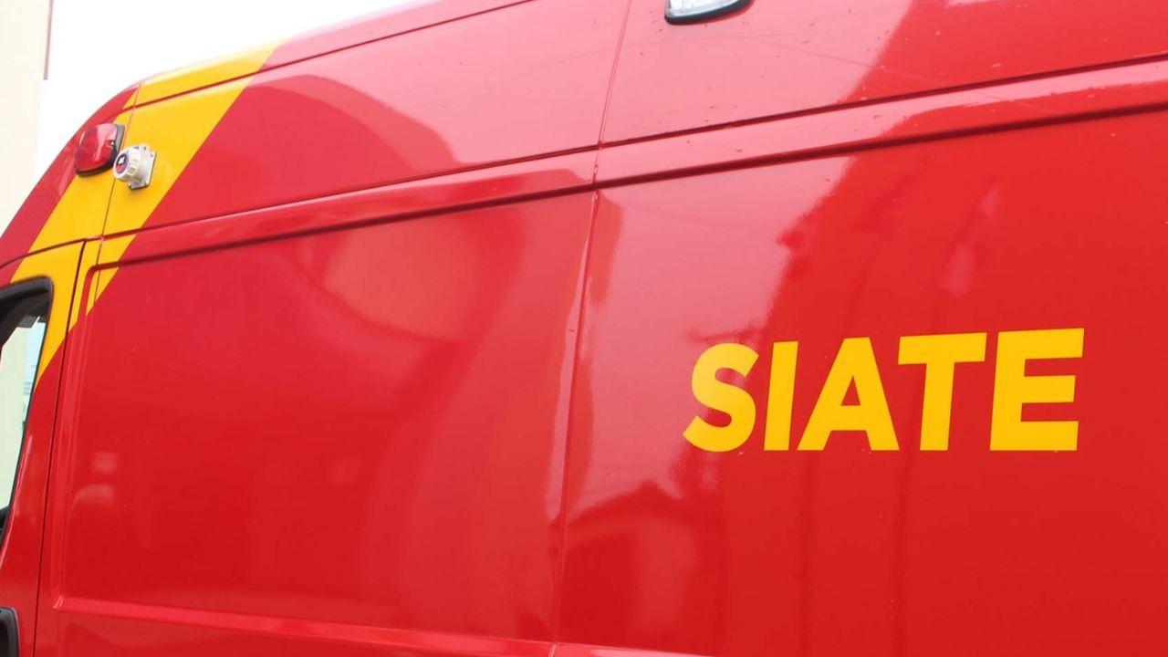 Bombeiros atendem capotamento na PRC-466 em Ivaiporã na manhã desta segunda