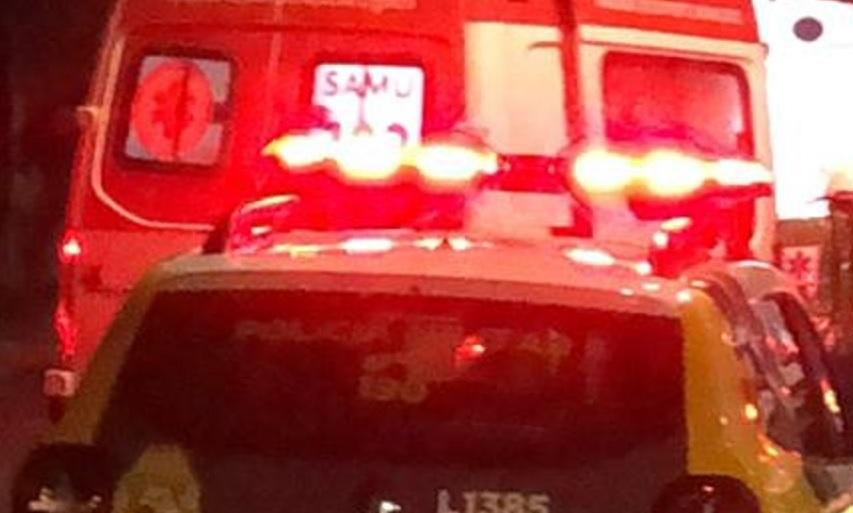 Homem em surto mobiliza PM e SAMU durante a noite em Jardim Alegre