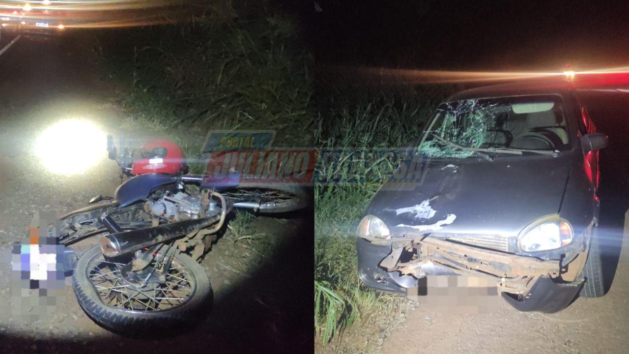 Acidente na PRC-466 deixa mãe e filho feridos entre Jardim Alegre e Ivaiporã