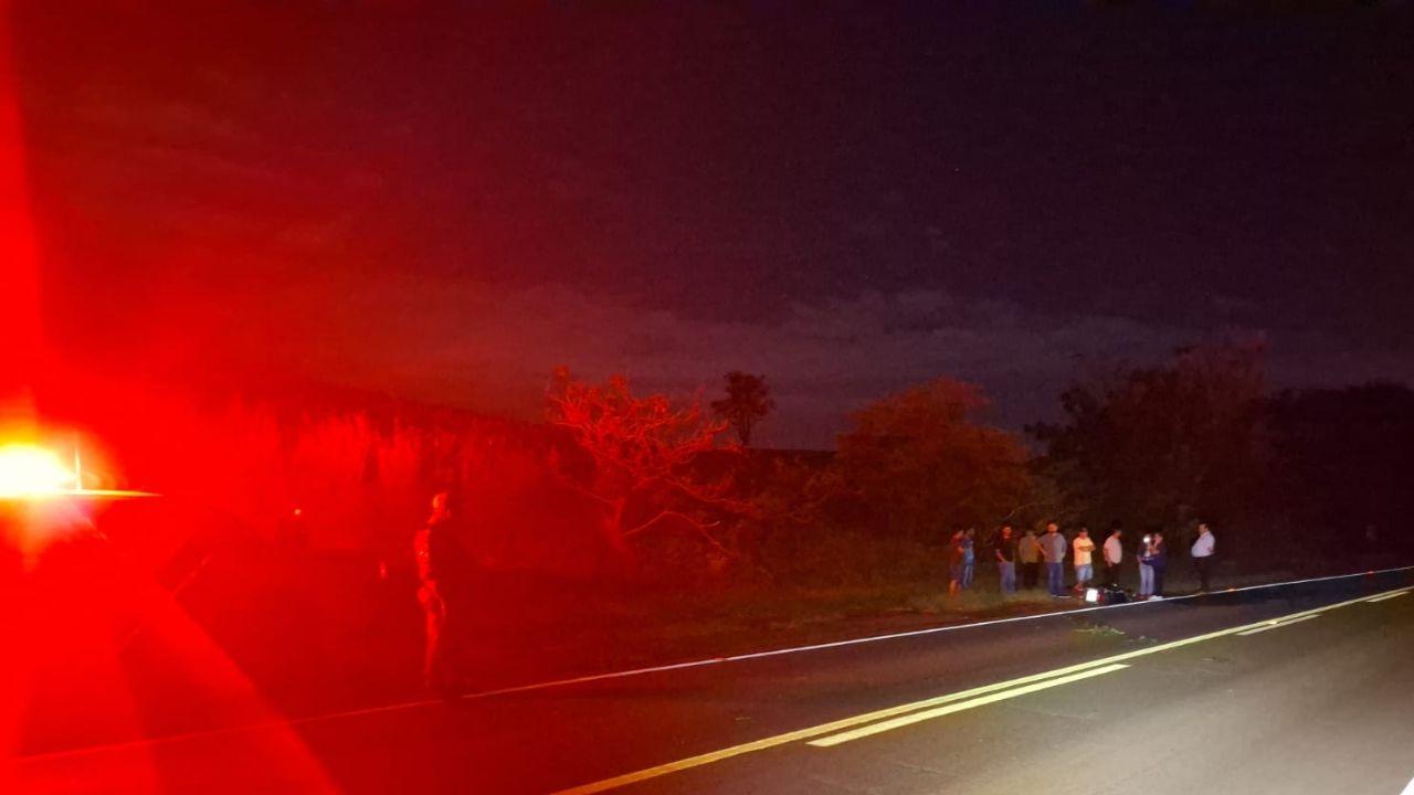 Motociclista fica ferido após atropelar capivara na PRC-466, entre Jardim Alegre e Ivaiporã
