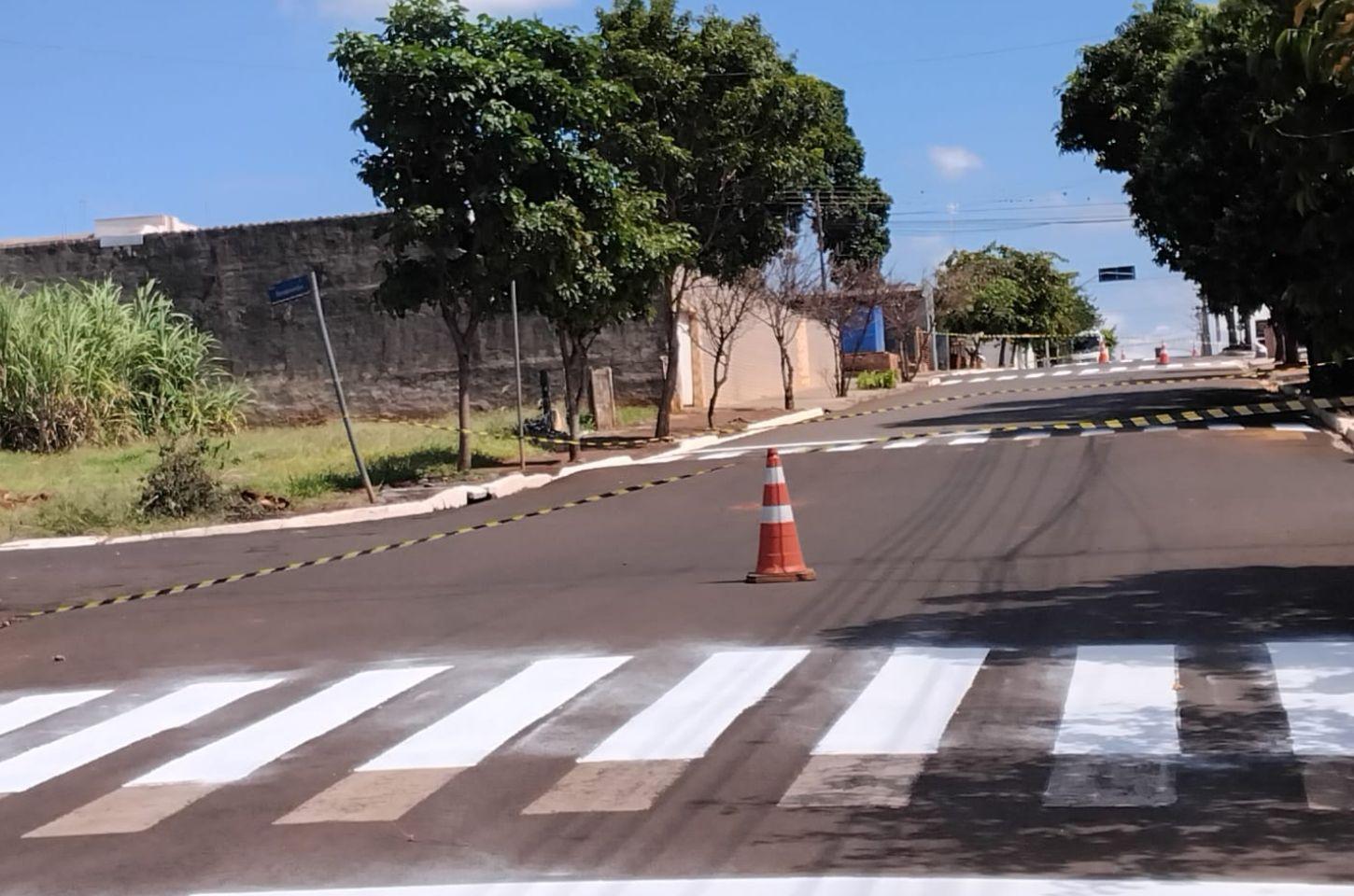 Rua Santo Antônio está temporariamente interditada para a realização de serviços de pintura