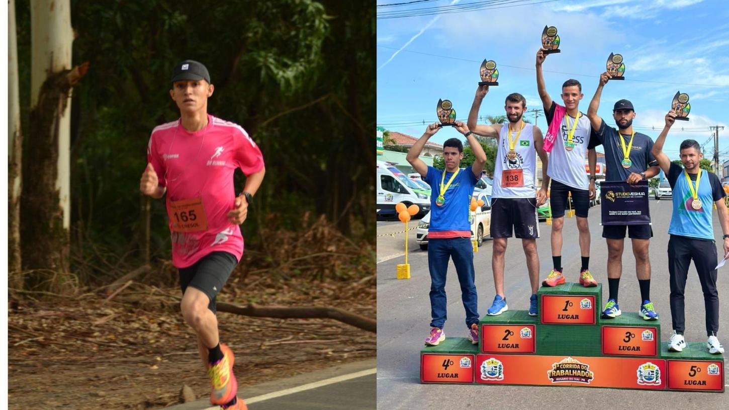 Atleta de Jardim Alegre conquista vitórias em três provas consecutivas e mira novos desafios no atletismo