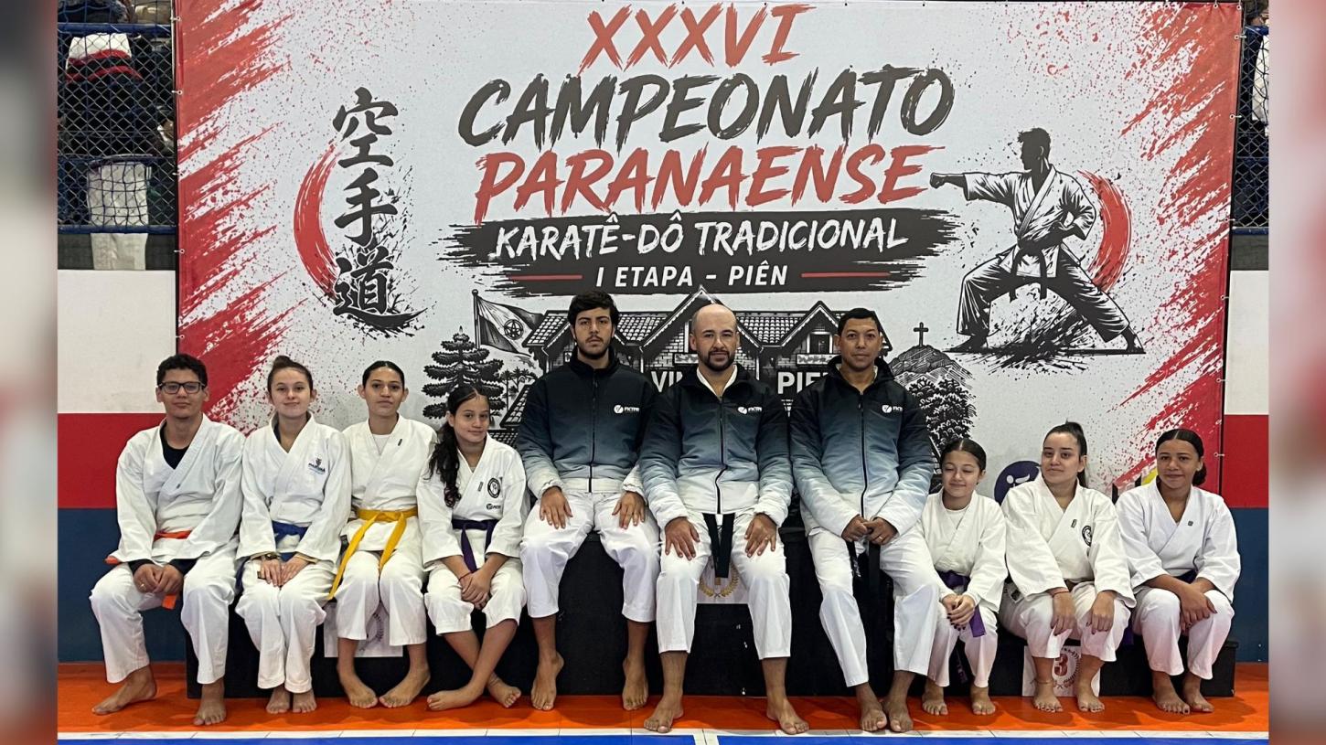 Atletas de Jardim Alegre conquistam títulos e pódios no Campeonato Paranaense de Karatê-Do Tradicional