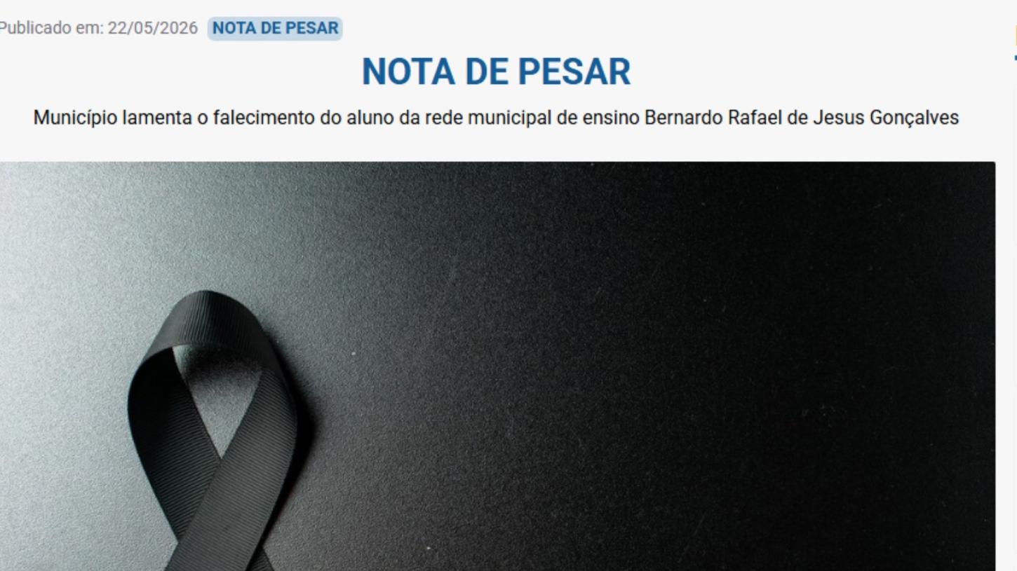 Velório de Bernardo tem início às 18h em Jardim Alegre; prefeito de Maringá lamenta morte do menino