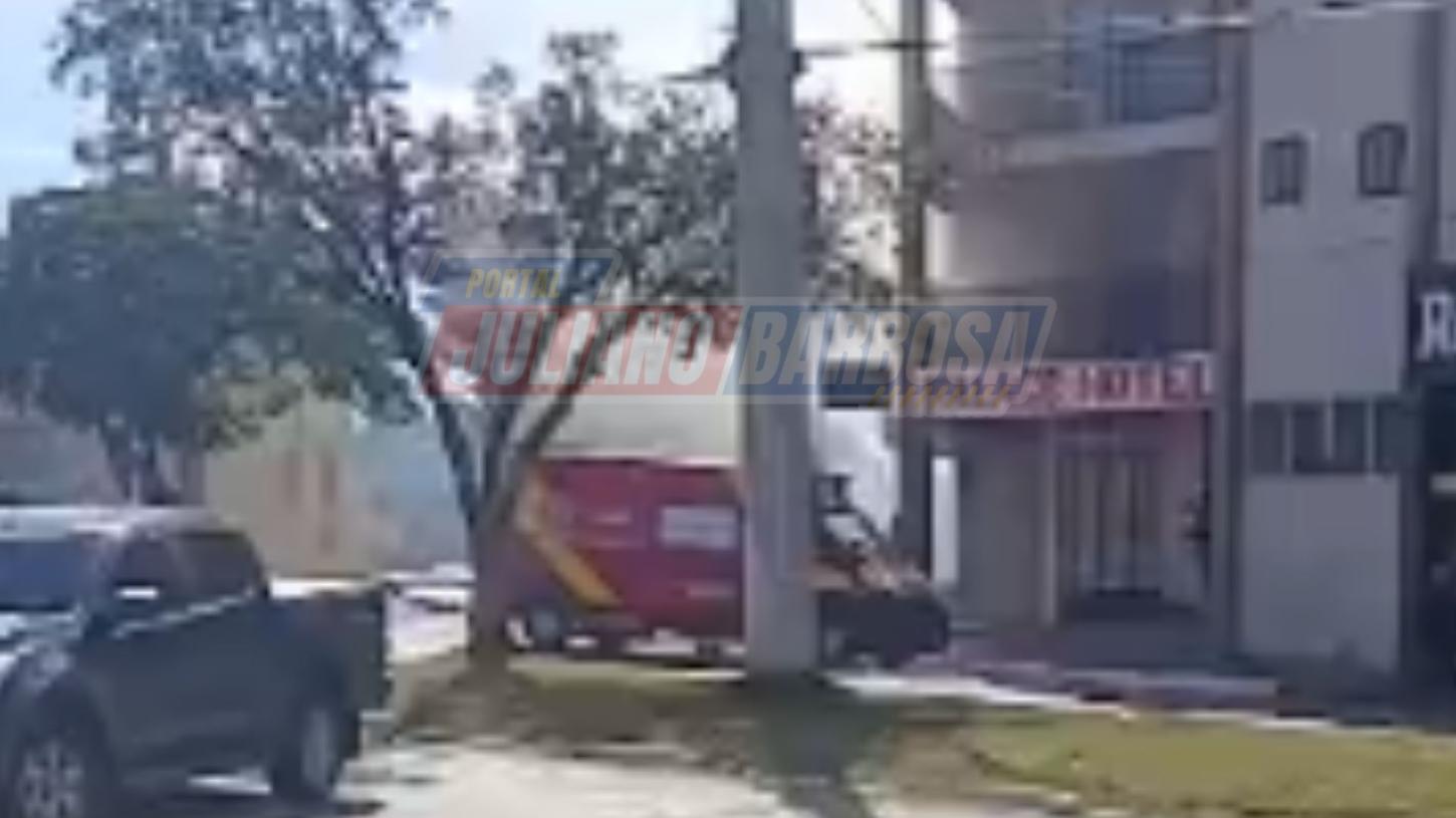 Incêndio atinge hotel em Manoel Ribas e mobiliza equipes de emergência