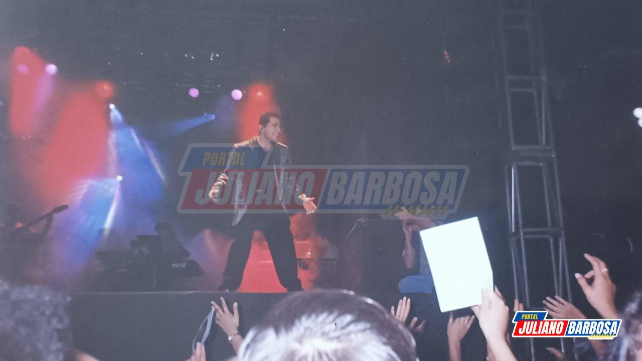 Show do cantor Daniel no Estádio Municipal - 1998 (Foto: Lenita Milão)