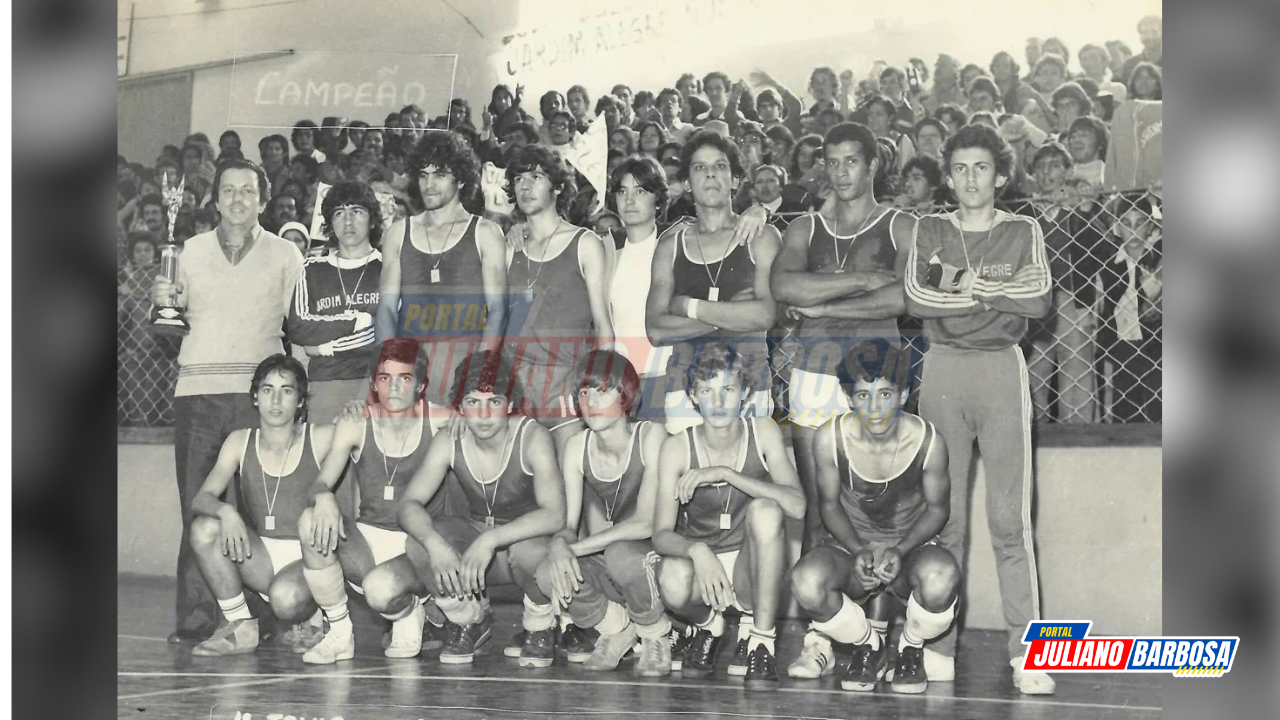 eleção de handebol de Jardim Alegre - 1977