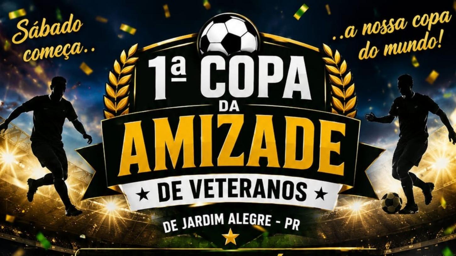 Primeira Copa da Amizade de Veteranos começa neste sábado em Jardim Alegre