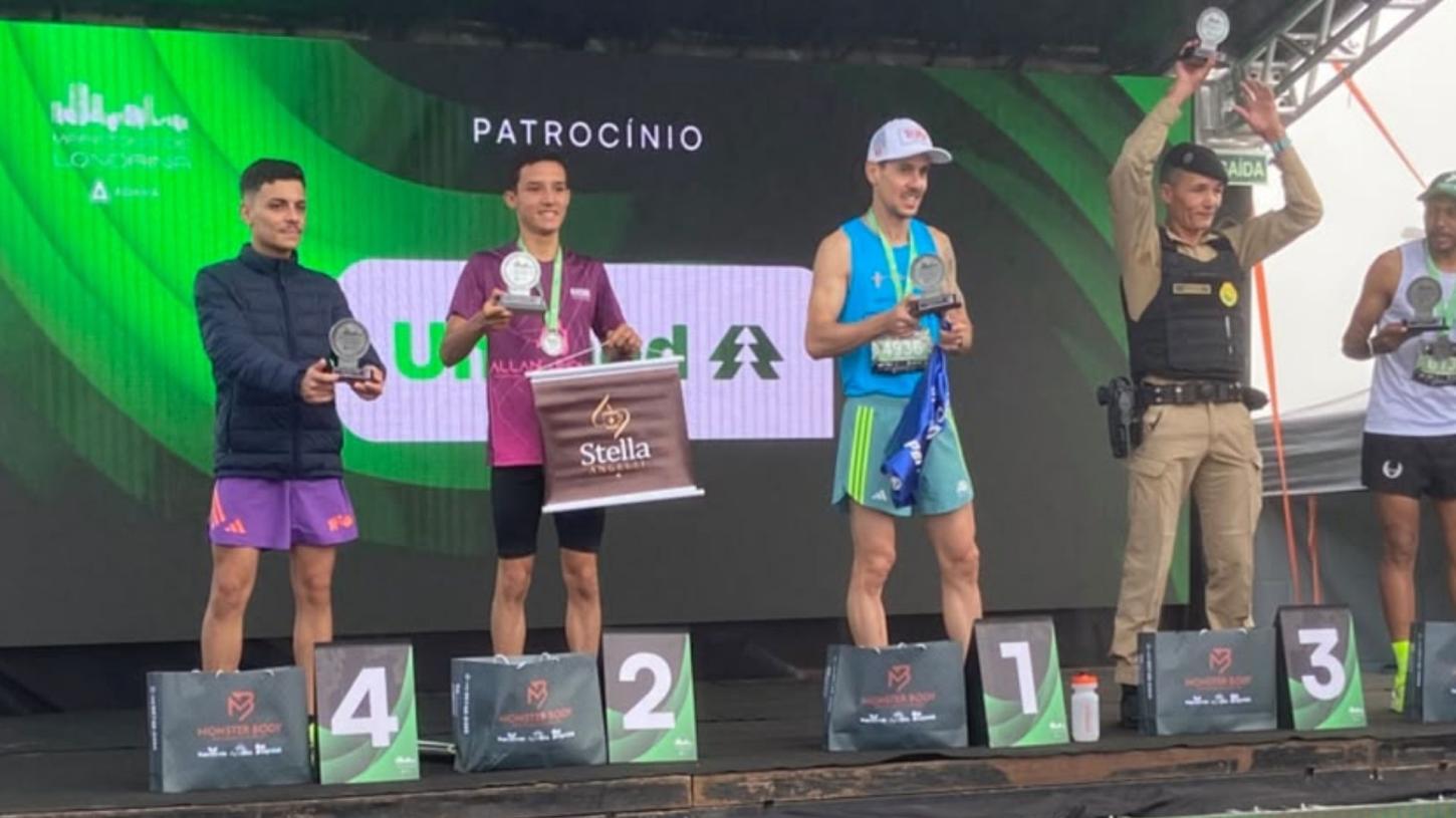 Atleta de Jardim Alegre conquista pódio na Maratona de Londrina e vence corrida em Marumbi