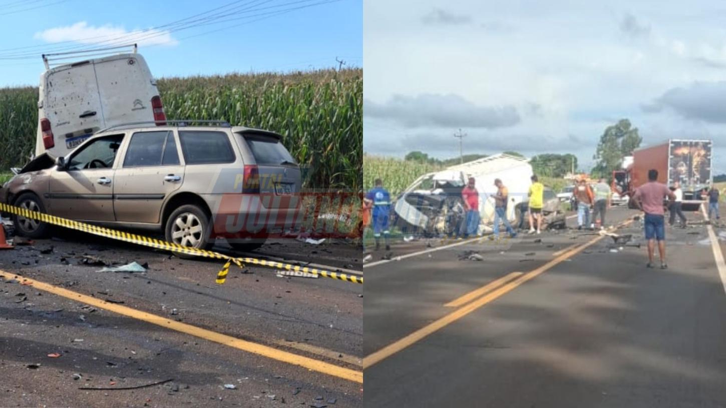 Homem de 52 anos morre em grave acidente envolvendo três veículos na PRC-466 em Ivaiporã
