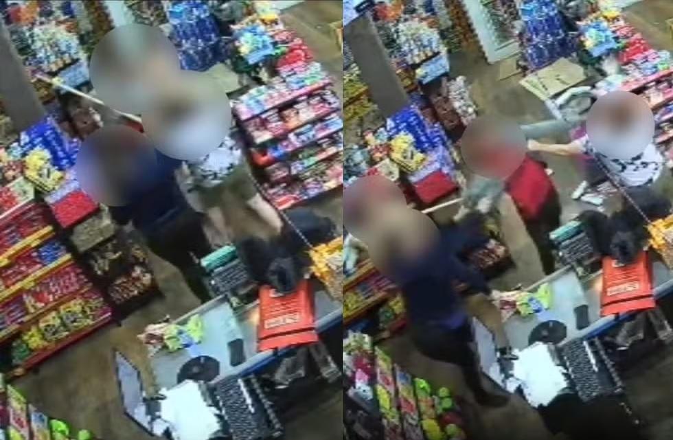Donas de mercado usam rodo e chineladas contra homem suspeito de furto no Paraná