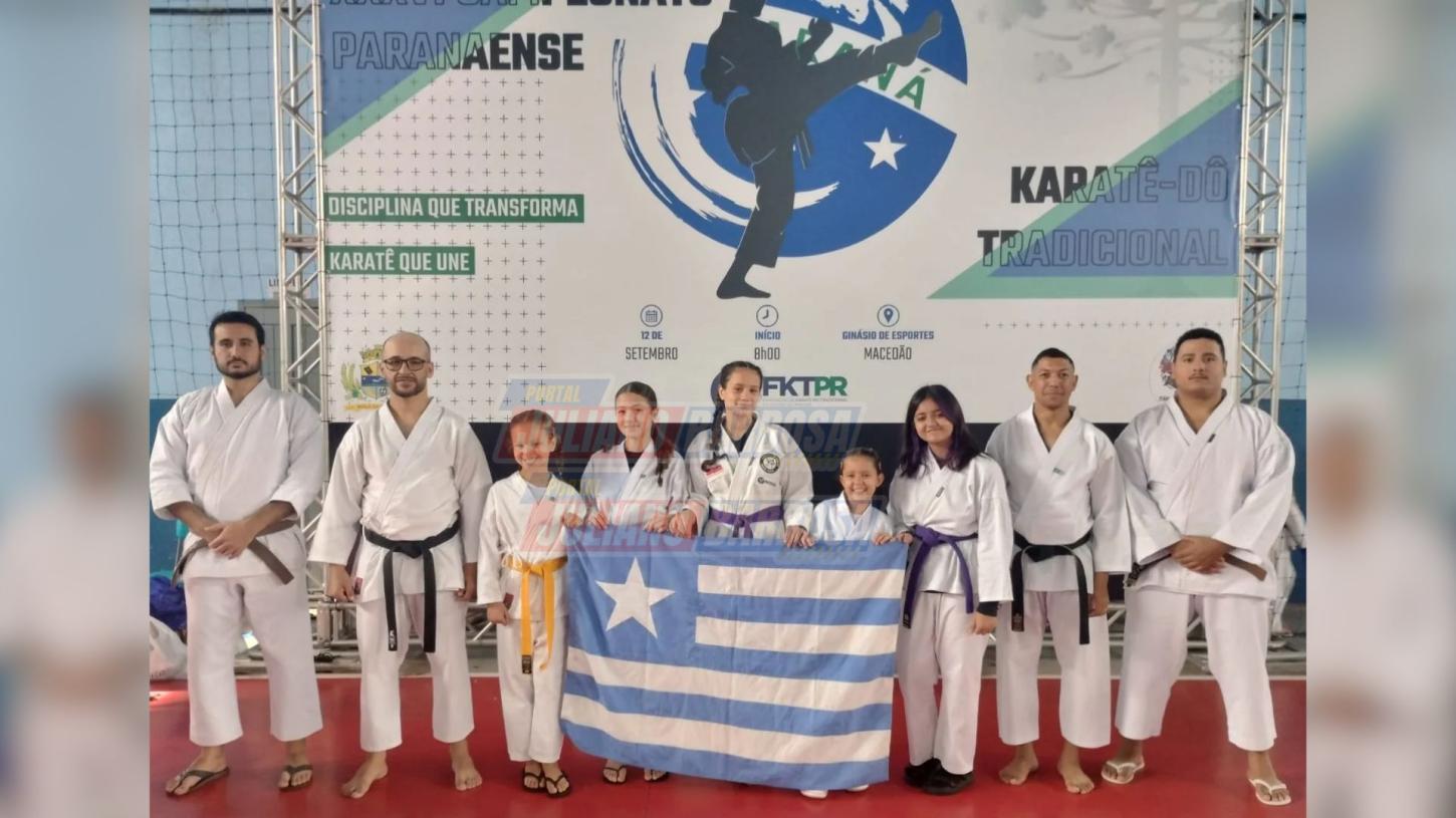 Atletas de Jardim Alegre conquistam 18 medalhas em competição de artes marciais em Mauá da Serra