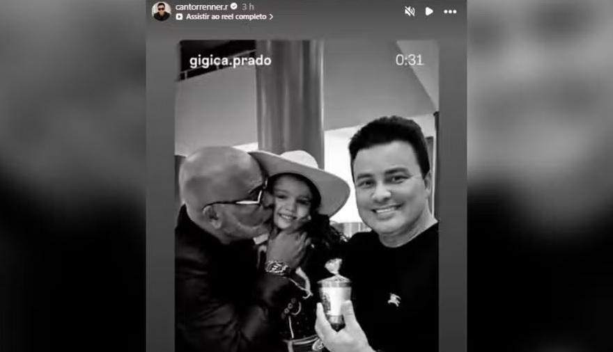 Homenagem de cantora mirim do Vale do Ivaí a Rick marca primeira publicação de Renner após morte do parceiro