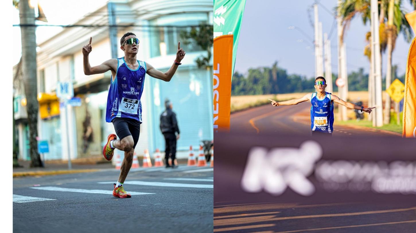 Lucas Matheus é campeão em Ivaiporã e vice-campeão em Apucarana em duas semanas de destaque no atletismo