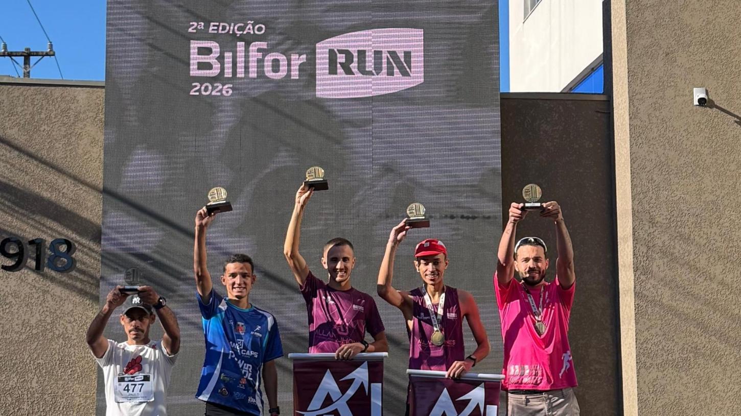 Lucas Matheus Caroba Martins conquistou o vice-campeonato na 2ª Billfor Run 2026, em Apucarana.