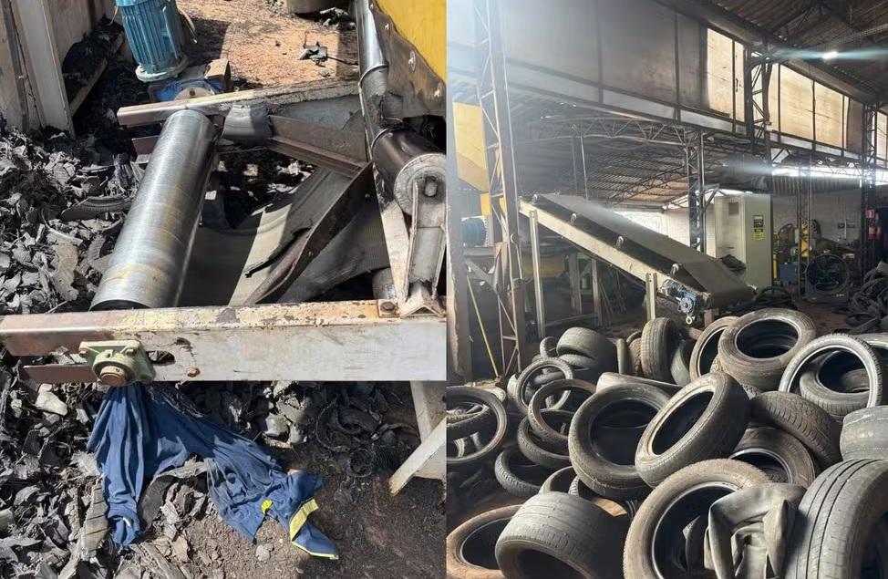 Trabalhador morre no dia do aniversário após acidente com máquina de triturar pneus em Maringá