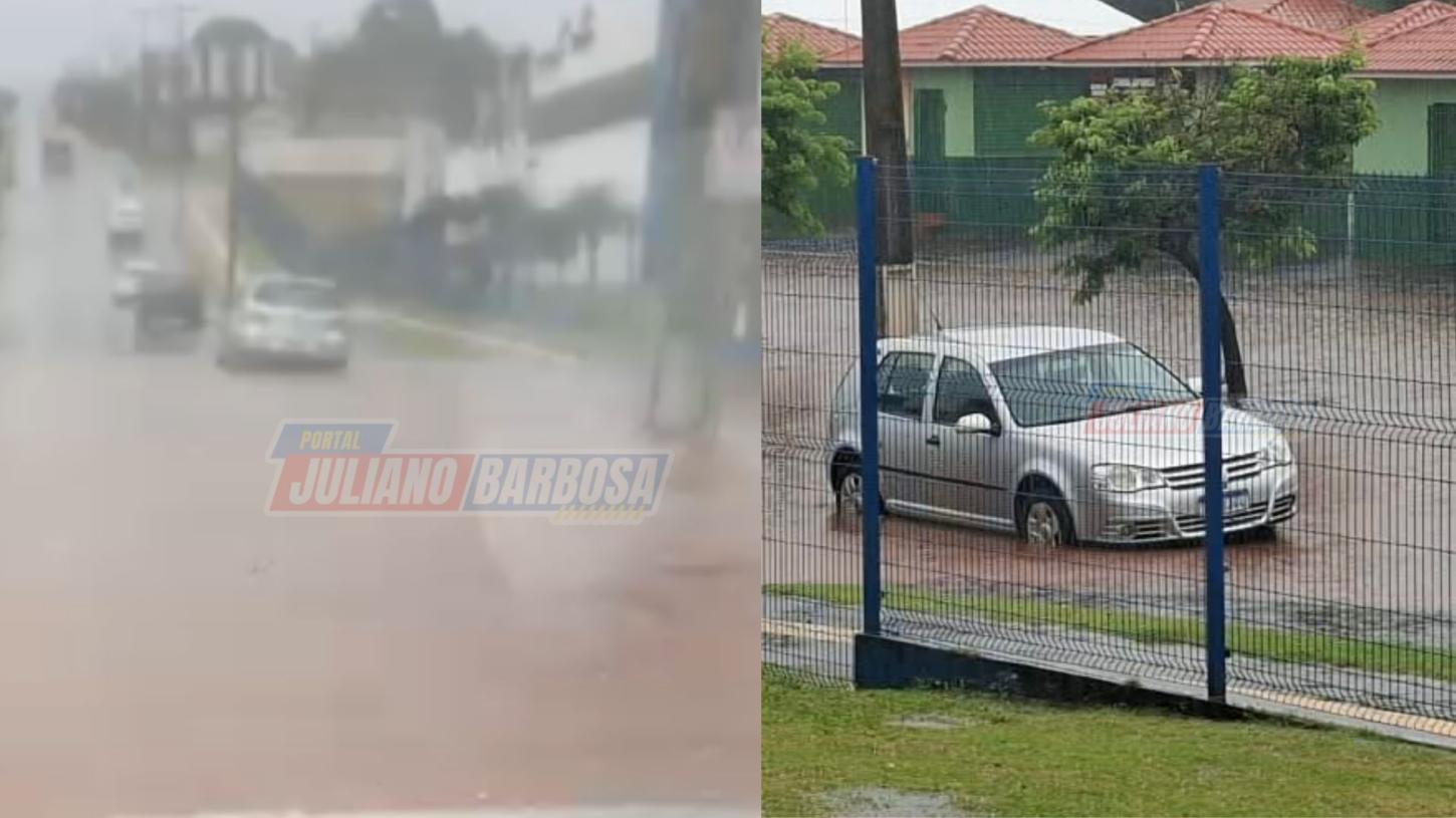   Chuva provoca alagamentos em vários pontos de Ivaiporã nesta sexta-feira