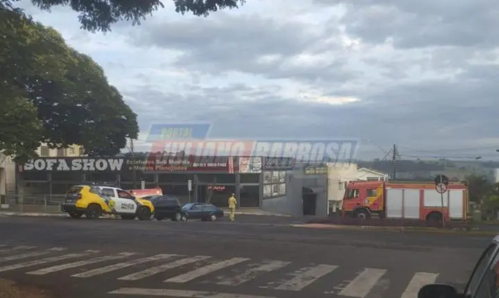 Acidente de trânsito é registrado em Ivaiporã na Avenida Brasil